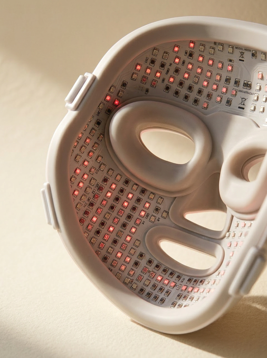 Macro detail of the LED diode array inside The Halo